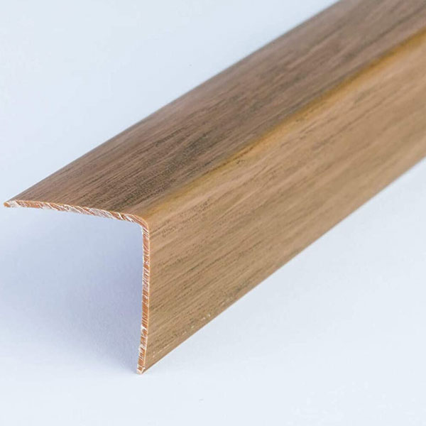 Plastic PVC Trim Wall Corner Guard Edge Protector Wood Effect
