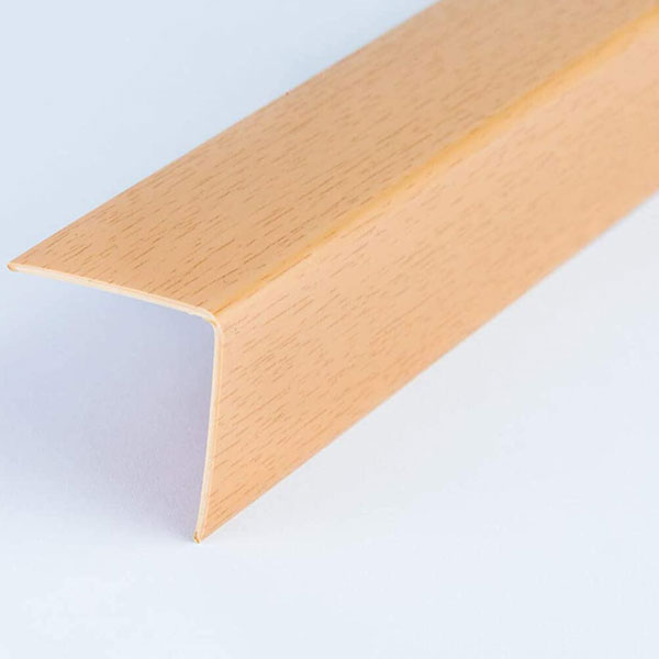 Plastic PVC Trim Wall Corner Guard Edge Protector Wood Effect