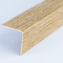 Plastic PVC Trim Wall Corner Guard Edge Protector Wood Effect