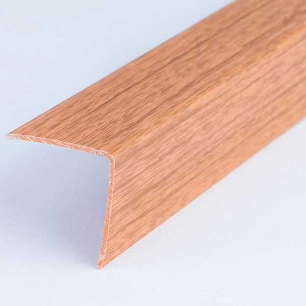 Plastic PVC Trim Wall Corner Guard Edge Protector Wood Effect