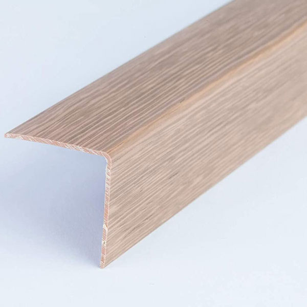 Plastic PVC Trim Wall Corner Guard Edge Protector Wood Effect
