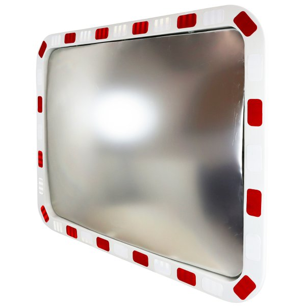 Polycarbonate Convex Traffic Mirror With Rectangular face