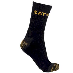 Black Work Sock Cushioned Comfort 3 Pair Pack