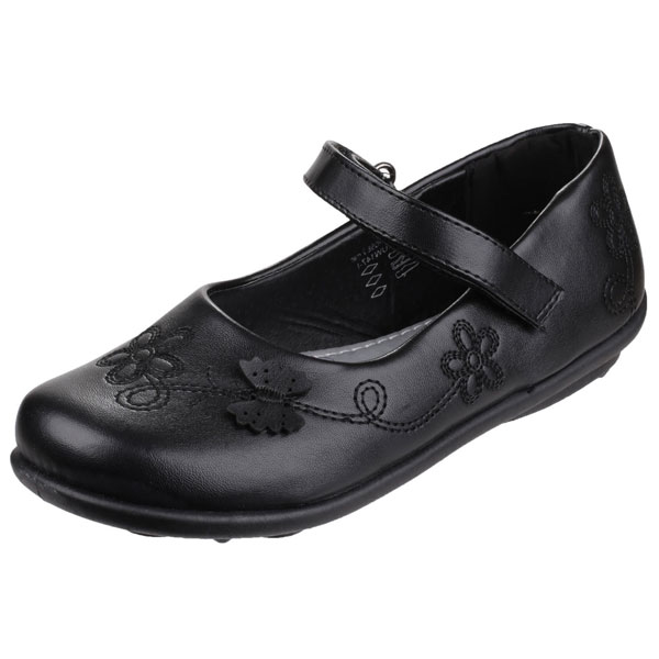 Primrose Touch Strap Classic School Shoe