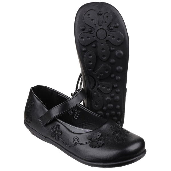 Primrose Touch Strap Classic School Shoe