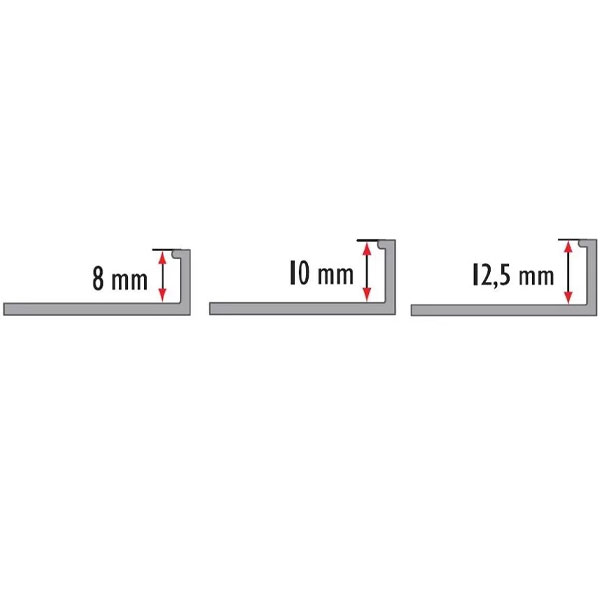 Professional Aluminium L-Shape Tile Edge Straight Trim