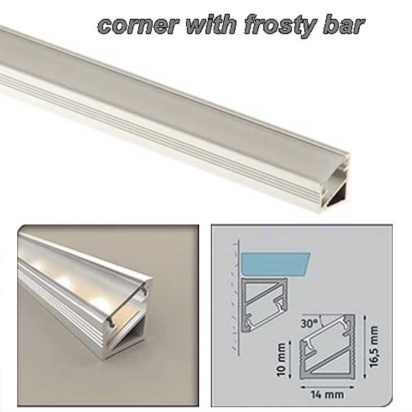 PVC Aluminium Channel for Edge Trim & LED Strip Profile