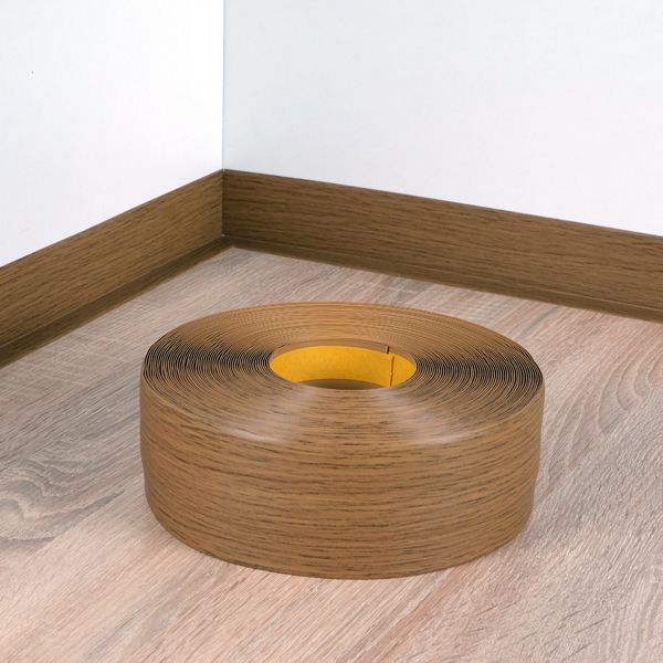 PVC Flexible Skirting Board Self Adhesive For All type of Walls & Surface 5m Long