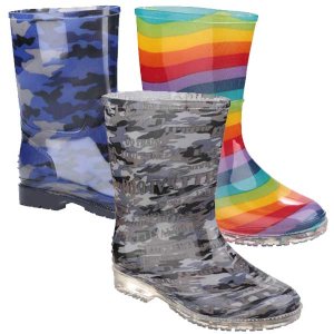 PVC Jnr Waterproof Wellies