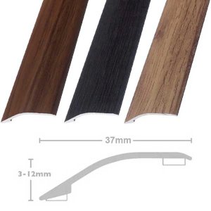 Ramp Reducer 37mm Threshold Door Bars Stick Down Profile Edge Strip For Wood & Tile Floor