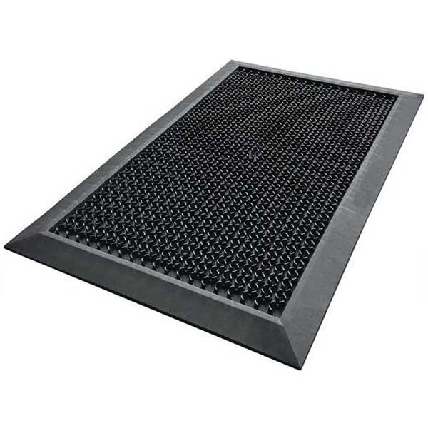 Ramped Edges PVC Loose Lay Floor Mat for Safe Easy Access