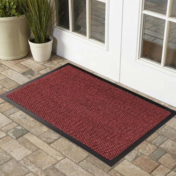 Red Heavy Duty Industrial Barrier Mats Indoor And Outdoor