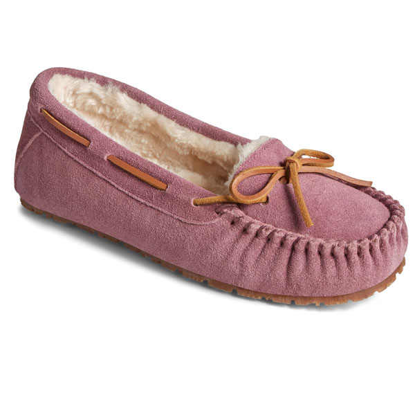 Reina Faux Fur Lined Suede Slipper