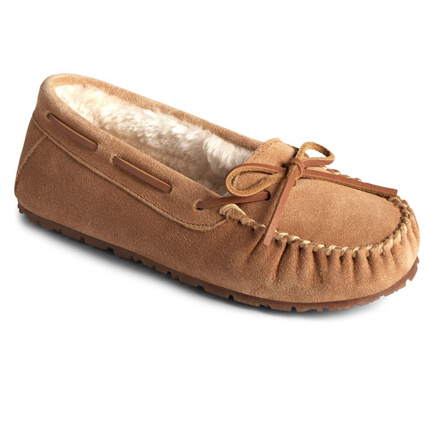 Reina Faux Fur Lined Suede Slipper