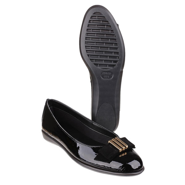 Rise A Bow Lapo Leather Pump