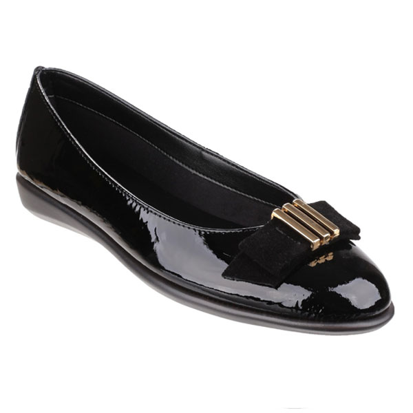 Rise A Bow Lapo Leather Pump
