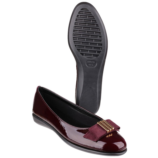Rise A Bow Lapo Leather Pump