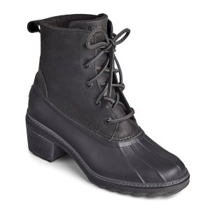 Sperry Saltwater Waterproof Heeled Ankle Boot