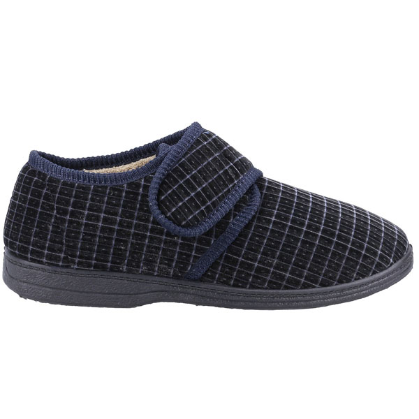 Sam Slip On Touch Fastening Slipper