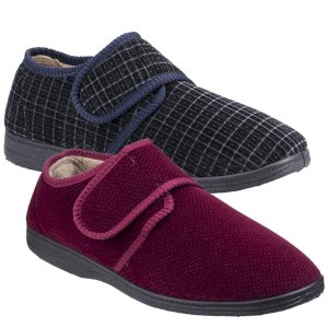 Sam Slip On Touch Fastening Slipper
