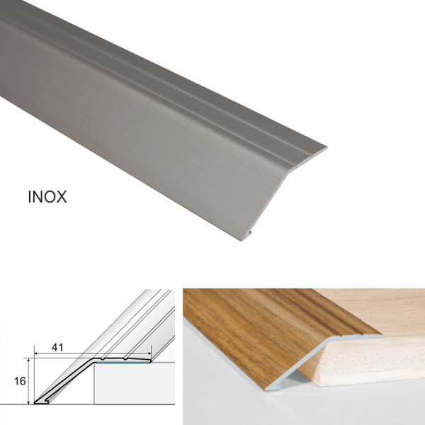 Screw Fix Anodised Aluminium Door Threshold Ramp Profile