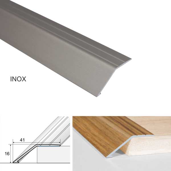 Screwfix Anodised Aluminium Door Threshold Ramp Profile