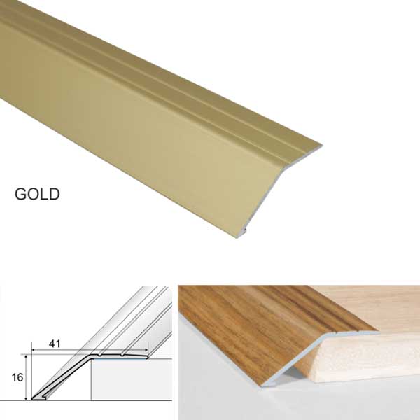 Screwfix Anodised Aluminium Door Threshold Ramp Profile