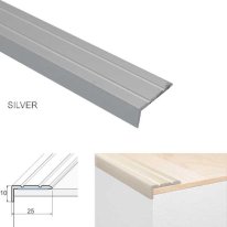 Self Adhesive Anodised Aluminium Stair Nosing Edge Trim