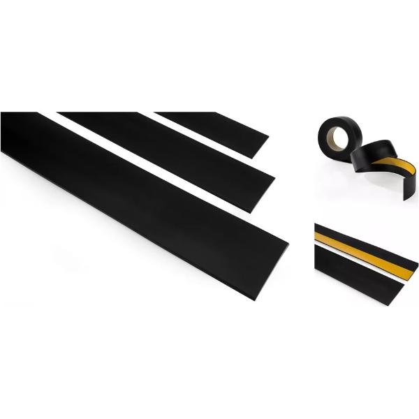 Self-Adhesive 5m Flat  PVC Door Window Architrave Cover Strip Masking Trim