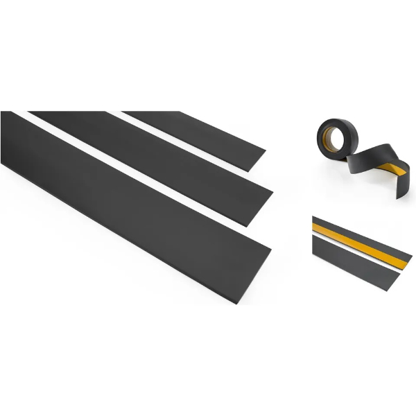 Self-Adhesive 5m Flat  PVC Door Window Architrave Cover Strip Masking Trim
