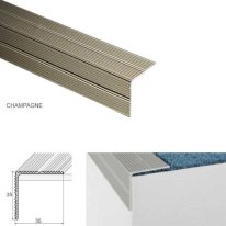 Self Adhesive Aluminium Stair Nosing for Edge Protection