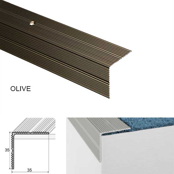Self Adhesive Aluminium Stair Nosing for Edge Protection