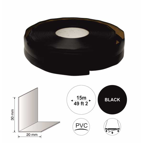 Self Adhesive Flexible PVC Skirting Board 5m Long