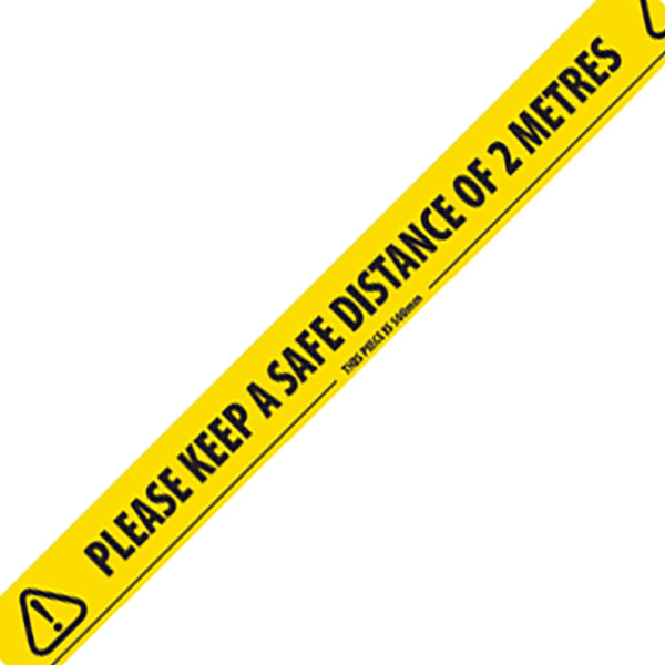 Self-Adhesive Social Distancing Floor Tape – Quick & Durable
