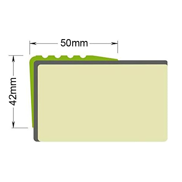Self Adhesive Stair Nosing 50mm x 42mm Bullnose Stair Nosing Rubber Angle Step Edge