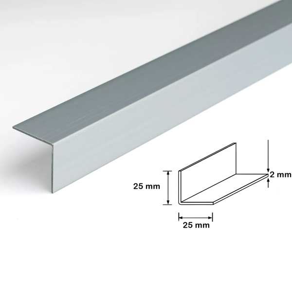 Silver Plastic PVC Wall Corner Protector 90 Degree Angle Trim