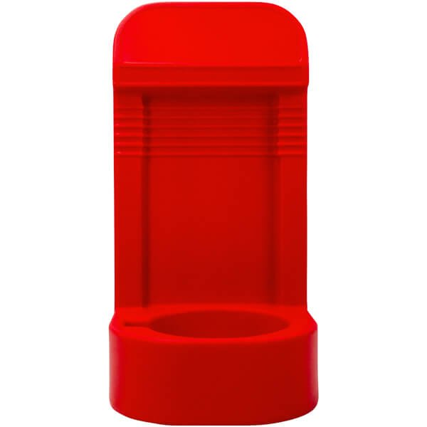 Single Red Plastic Extinguisher Stand