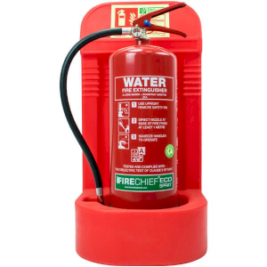 Single Red Plastic Extinguisher Stand