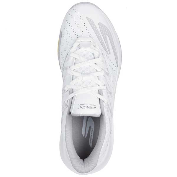 Skechers Mesh and Leather Lace-Up Trainers