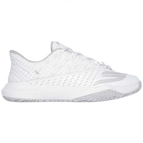 Skechers Mesh and Leather Lace-Up Trainers