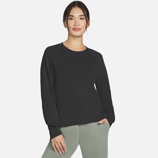 Black Skechluxe Elevate Crewneck Soft Everyday Fit