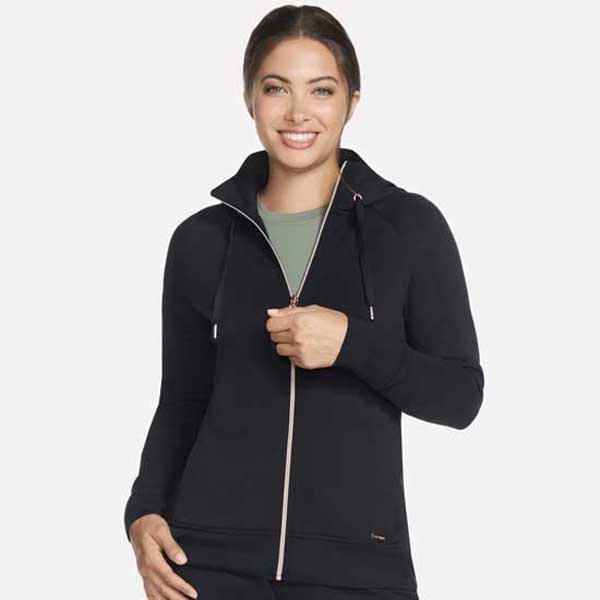 Skechluxe Elevate Hooded Jacket with Zip Front