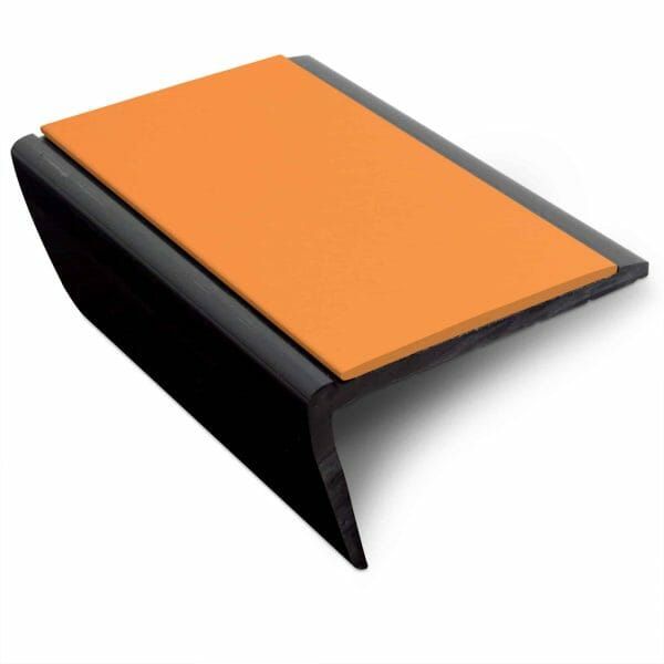 Commercial Stair Nosing 56 x 32.5mm With Non Slip PVC Insert Slimline Hard Nose