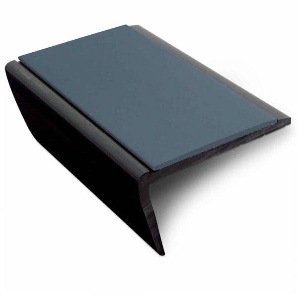 Commercial Stair Nosing 56 x 32.5mm With Non Slip PVC Insert Slimline Hard Nose