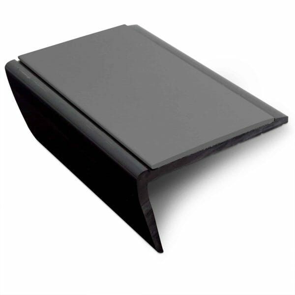 Commercial Stair Nosing 56 x 32.5mm With Non Slip PVC Insert Slimline Hard Nose