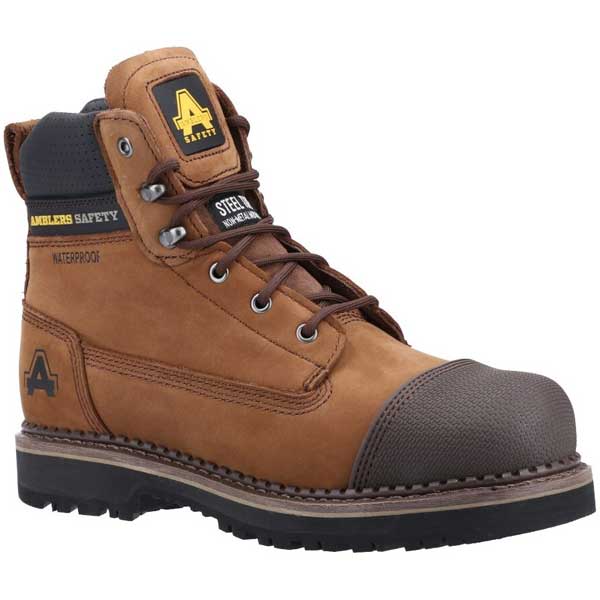 Slip Resistant Austwick AS233 Lace Up Safety Shoes 