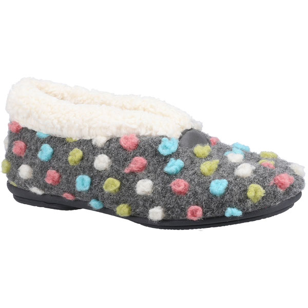 Snowberry Multi-Coloured Polka Dot Slipper