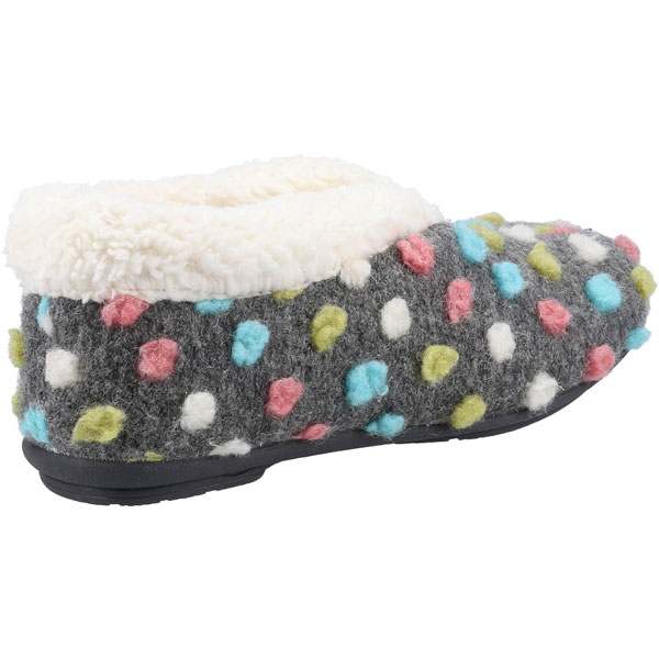 Snowberry Multi-Coloured Polka Dot Slipper