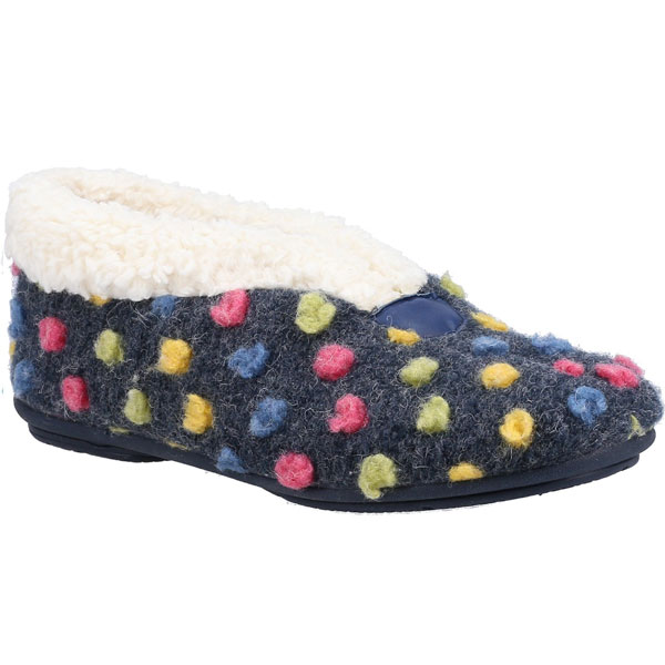 Snowberry Multi-Coloured Polka Dot Slipper