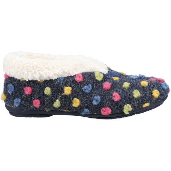 Snowberry Multi-Coloured Polka Dot Slipper